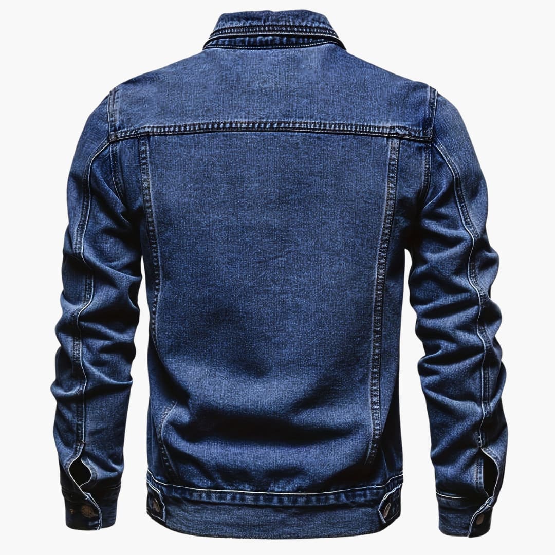 R&B | Slim-Fit Freizeit-Denimjacke für Männer