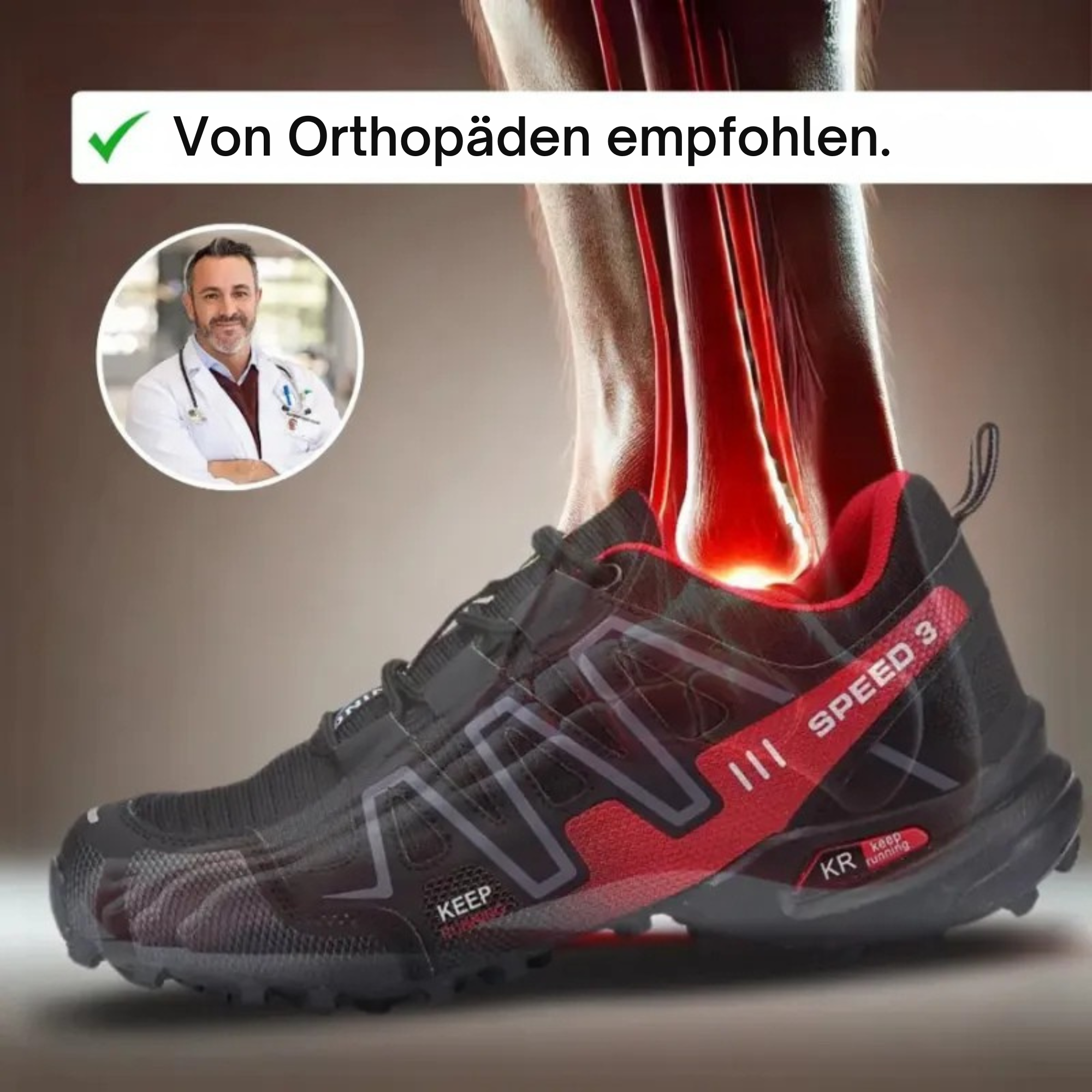 R&B | Orthopädische Herren Wanderschuhe