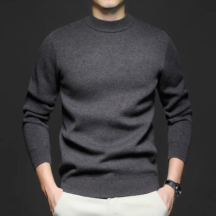 R&B | Klassischer Strickpullover Rundhals Zeitloses und Elegantes Aussehen