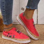 Lässige Katzenmuster Schuhe R&B