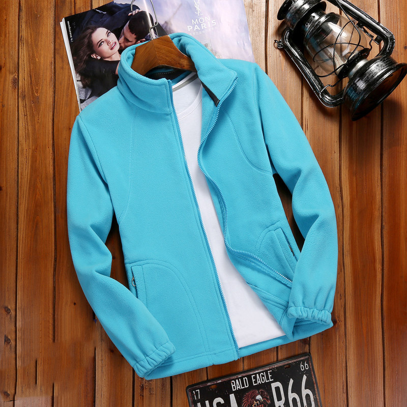 R&B | Fleecejacke Damen Reißverschluss-Fleece mit Stehkragen