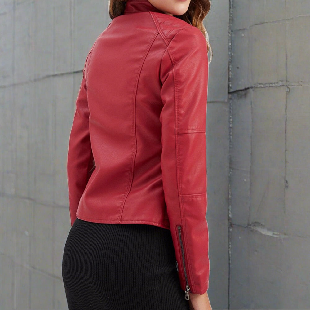 Stilvolle Damen-jacke mit Reißverschlusstaschen