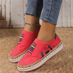 Lässige Katzenmuster Schuhe R&B
