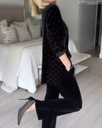 R&B | Diamant Samt Blazer