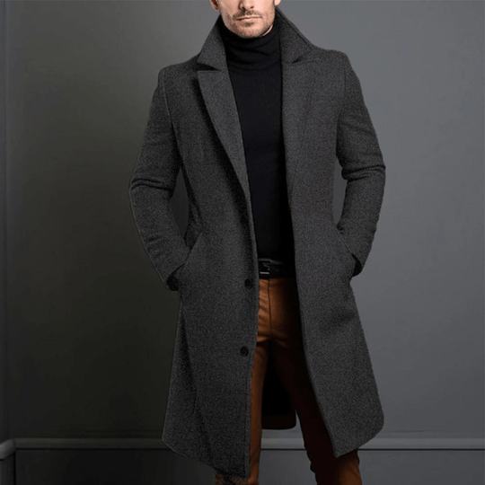 R&B | Herren langer Wintermantel