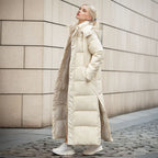 R&B | Warme Gefütterte Damen Pufferjacke mit Kapuze