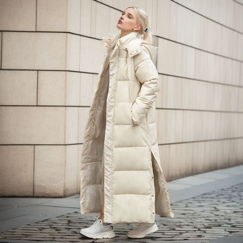 R&B | Warme Gefütterte Damen Pufferjacke mit Kapuze