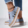 Lässige Katzenmuster Schuhe R&B