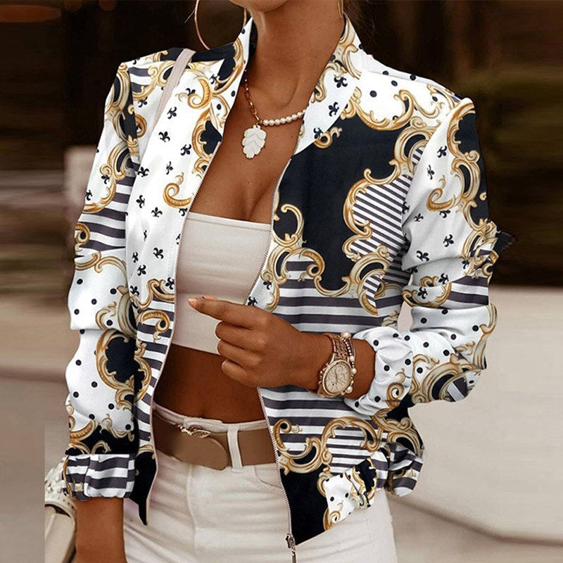 R&B | Jacke Vintage Elegante Zwischenjacke für Frauen