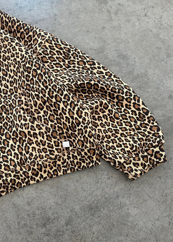 R&B | Leopardenmuster Hoodie und Jogginghose Set für Damen