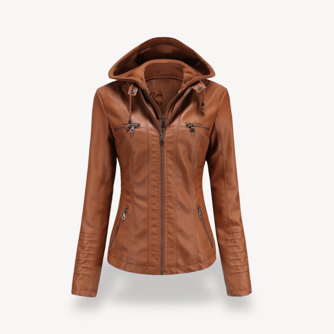 R&B | Motorrad Kunstlederjacke Damen