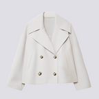 R&B | Schicke kurze Wolljacke mit Reverskragen für Damen