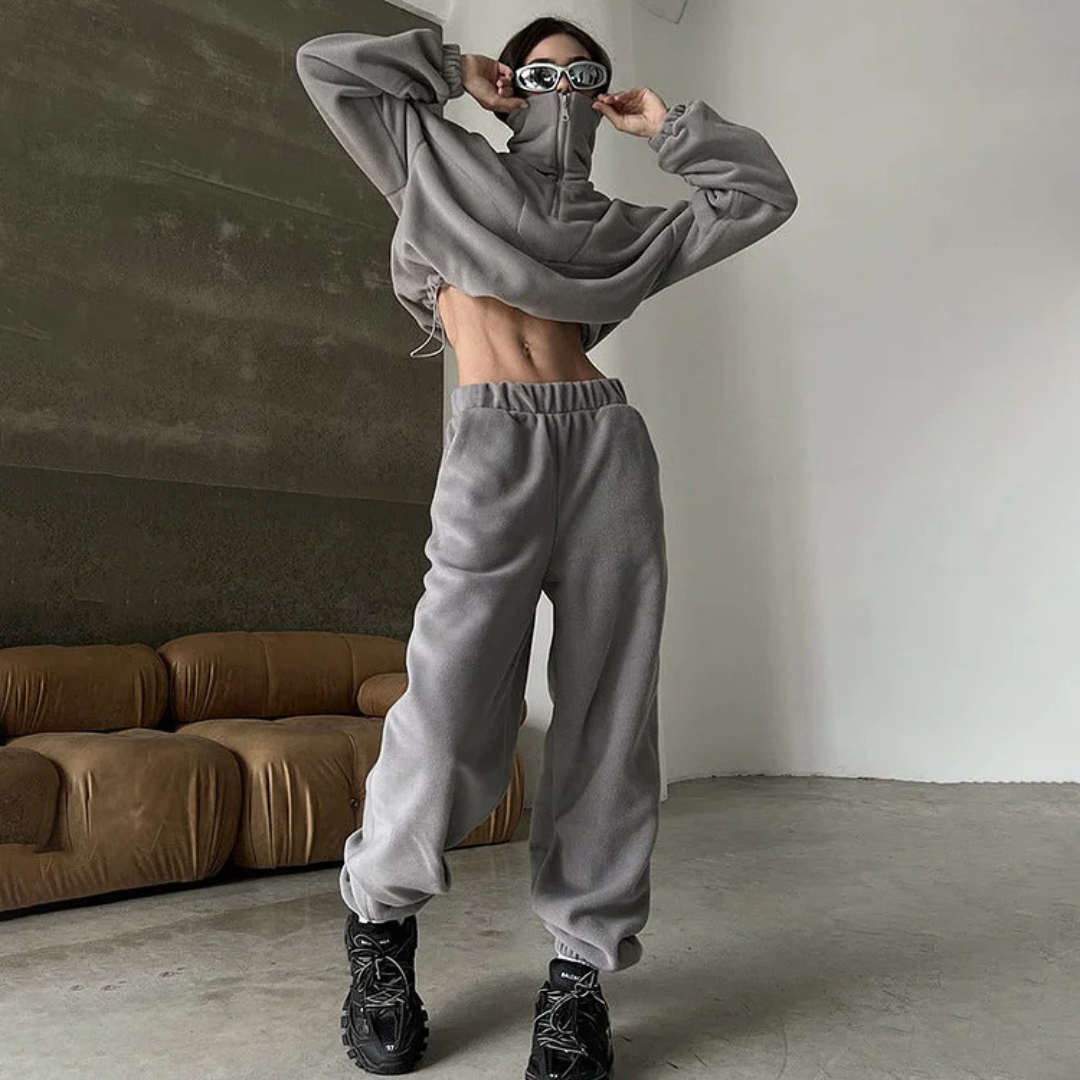 R&B | Pullover mit Kragen für Frauen Warm