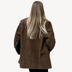 R&B | Oversized Wildleder Blazerjacke Damen