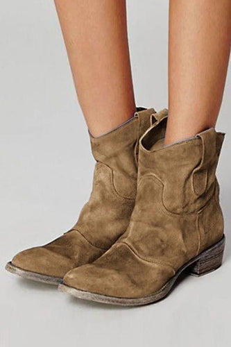 R&B | Unterstützte Wildleder Stiefeletten