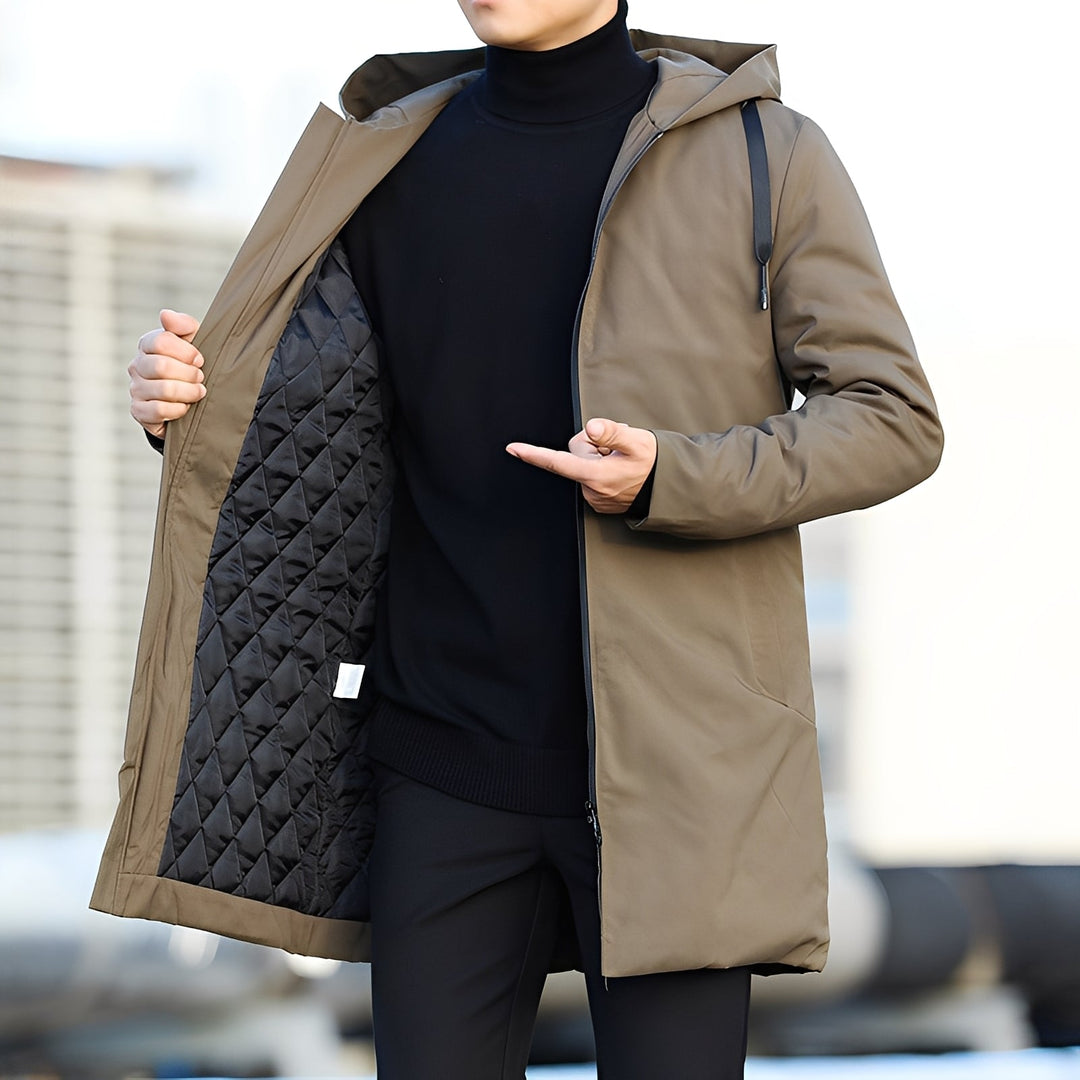 R&B | Lässige, dicke, wasserdichte Jacke mit Kapuze für Herren