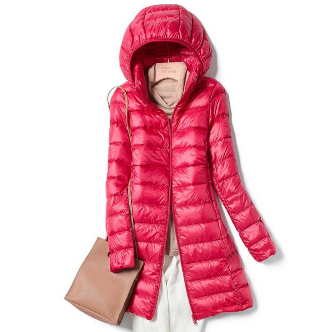 R&B | Winterjacke mit Kapuze für Damen Puffer