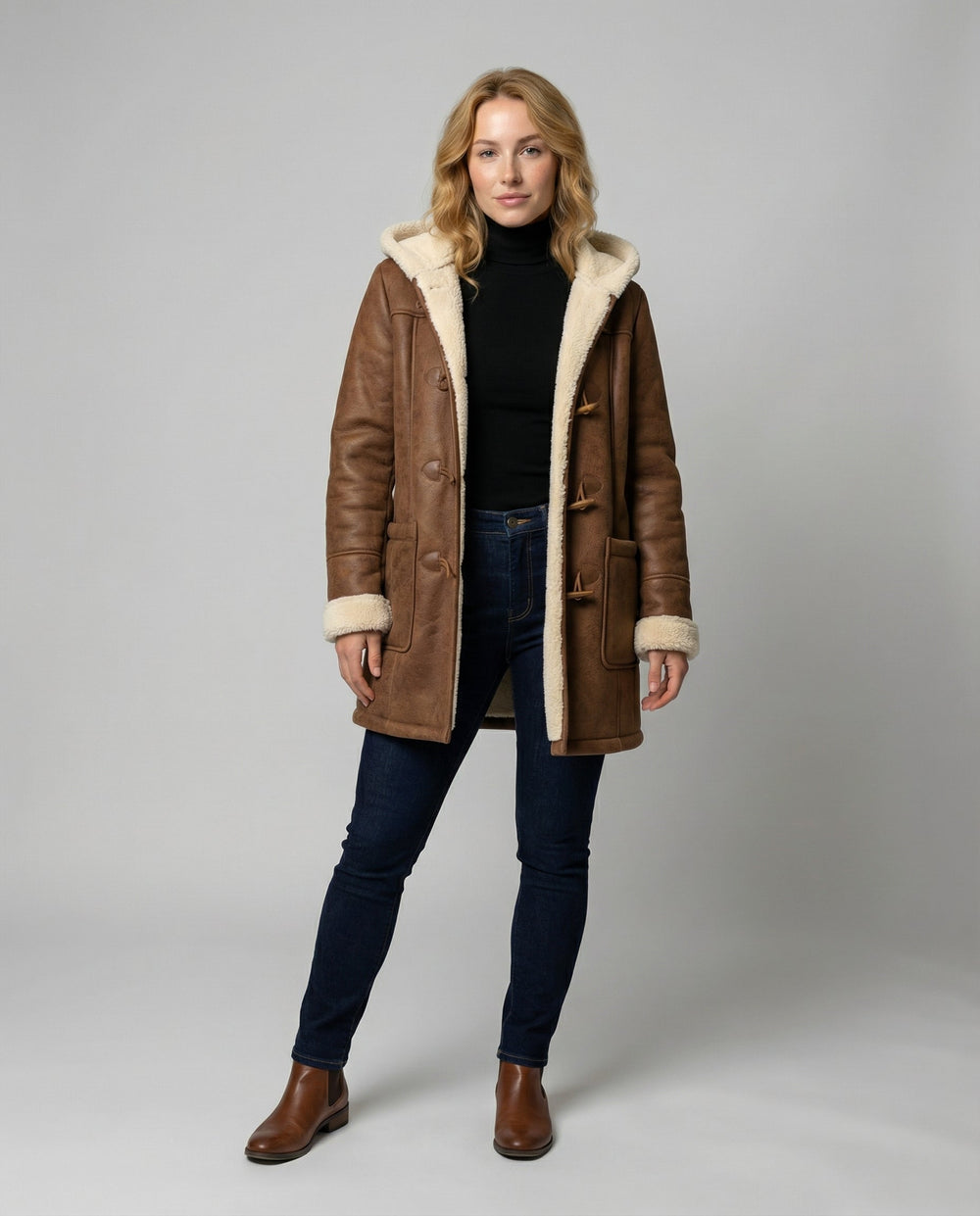 Dicke Kapuzenjacke Damen | R&B