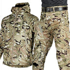 Herren multifunktionale Jacke mit Fleece-Innenfutter und Reißverschluss – R&B