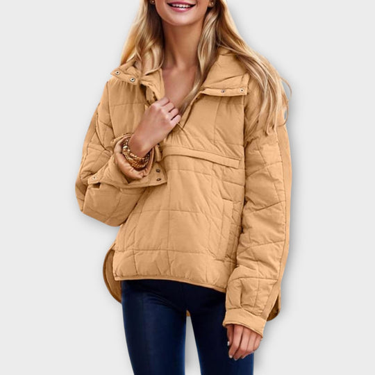 R&B | Gestepptes Jacket mit Kapuze