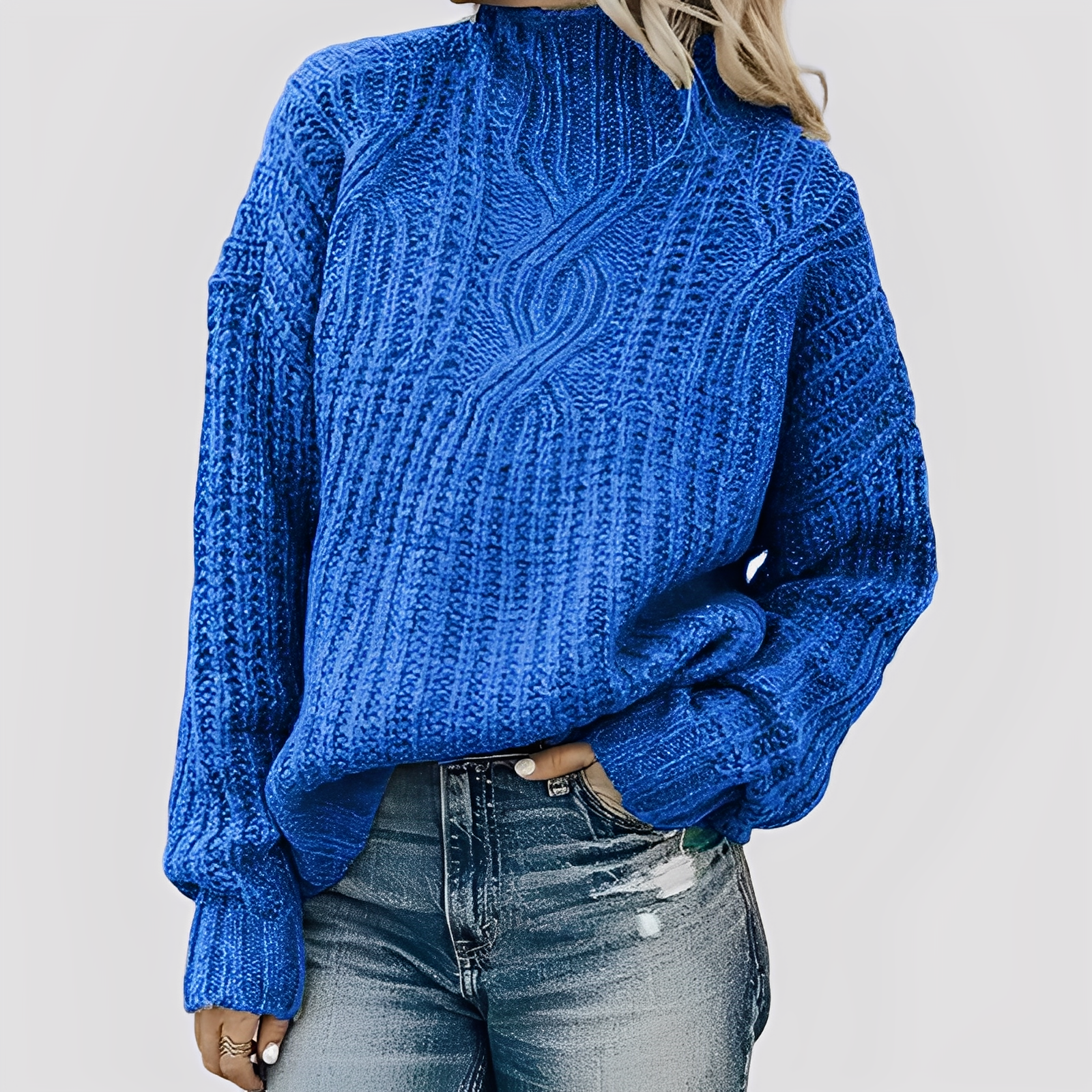 R&B | Stilvoller, Kuscheliger Strickpullover für Damen