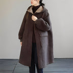 R&B | Warmer Wollmantel mit Kapuze für Frauen