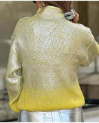 R&B | Funkelnder Gradient Strickpullover