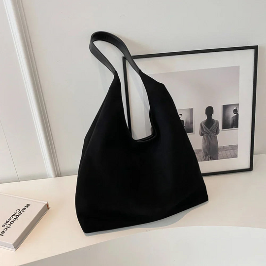 R&B | Damen Wildleder Tote Bag Stilvolle Frauentasche