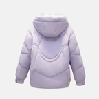 R&B | Kapuzen-Puffermantel | Gequiltete Relaxed Fit Jacke
