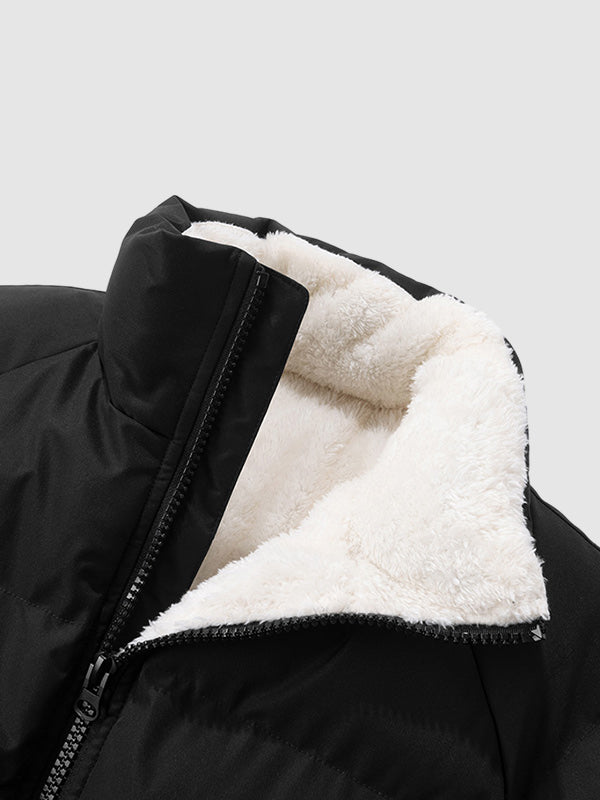 R&B | Gepolsterte Jacke Teddy-futter Warm und Winddicht