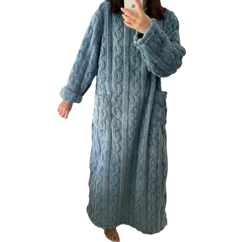 R&B | Winter korallen Samt-Homewear