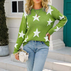 R&B | Sternstrickpullover Mit Verspieltem Muster