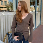 R&B | Stylischer, taillierter Cardigan-Mantel für Damen