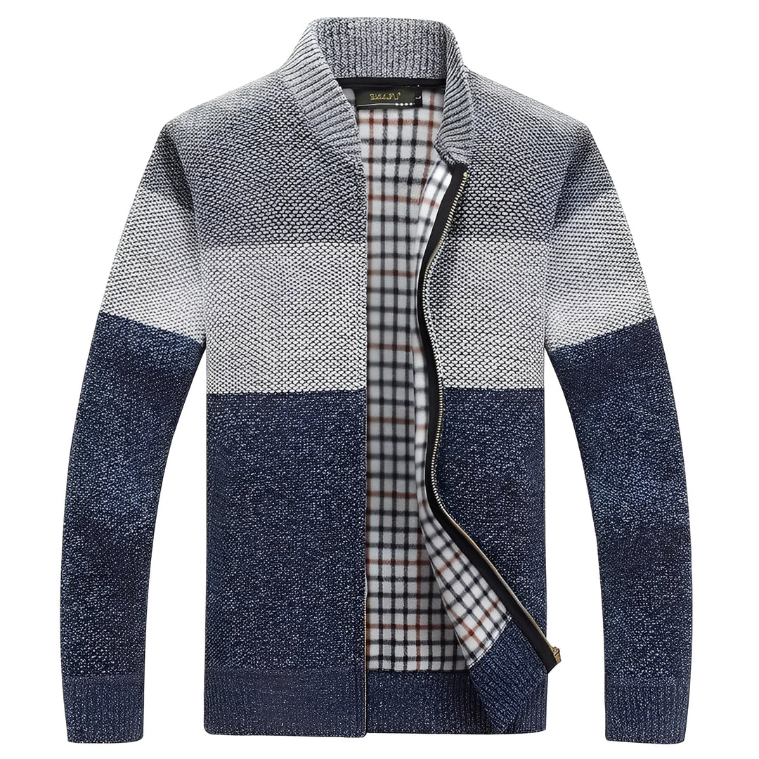 R&B | Klassischer Cardigan mit Futter für Männer