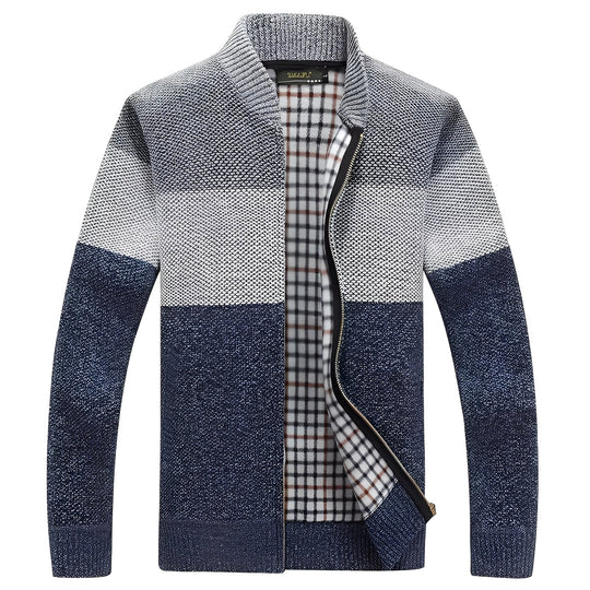 R&B | Klassischer Cardigan mit Futter für Männer