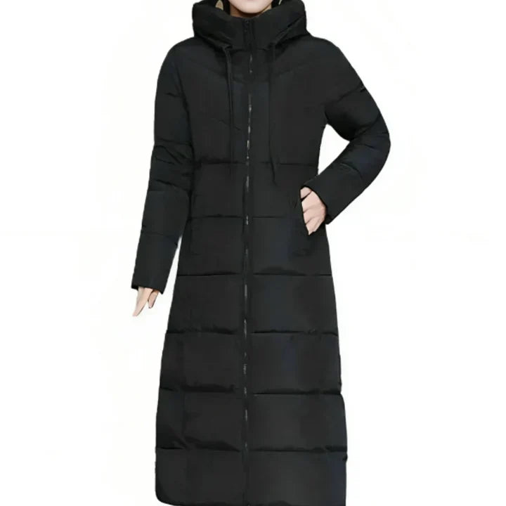 R&B | Lange Pufferjacke, Gemütlicher Winterstil