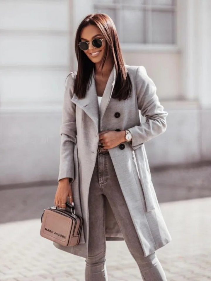 R&B | Taillierter Trenchcoat für Frauen Herbstkollektion