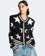 R&B | Strick Jacquard Cardigan