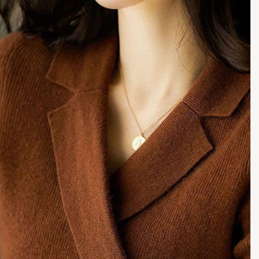 R&B | Damen Strick-Wickel V-Ausschnitt Pullover