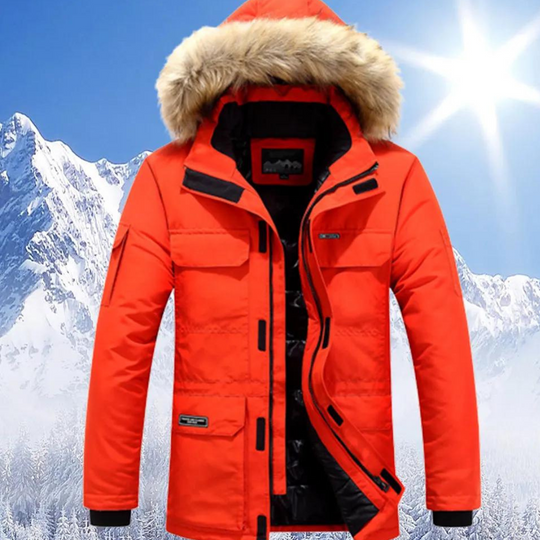 R&B | Parka Herren mit Pelzukragen