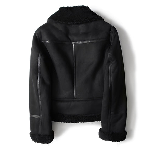 R&B | Warme, weiche Lederjacke für Frauen