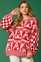 R&B | Zuckerstangen-Weihnachtsnadeln & LR&Bkuchenmann Strickpullover