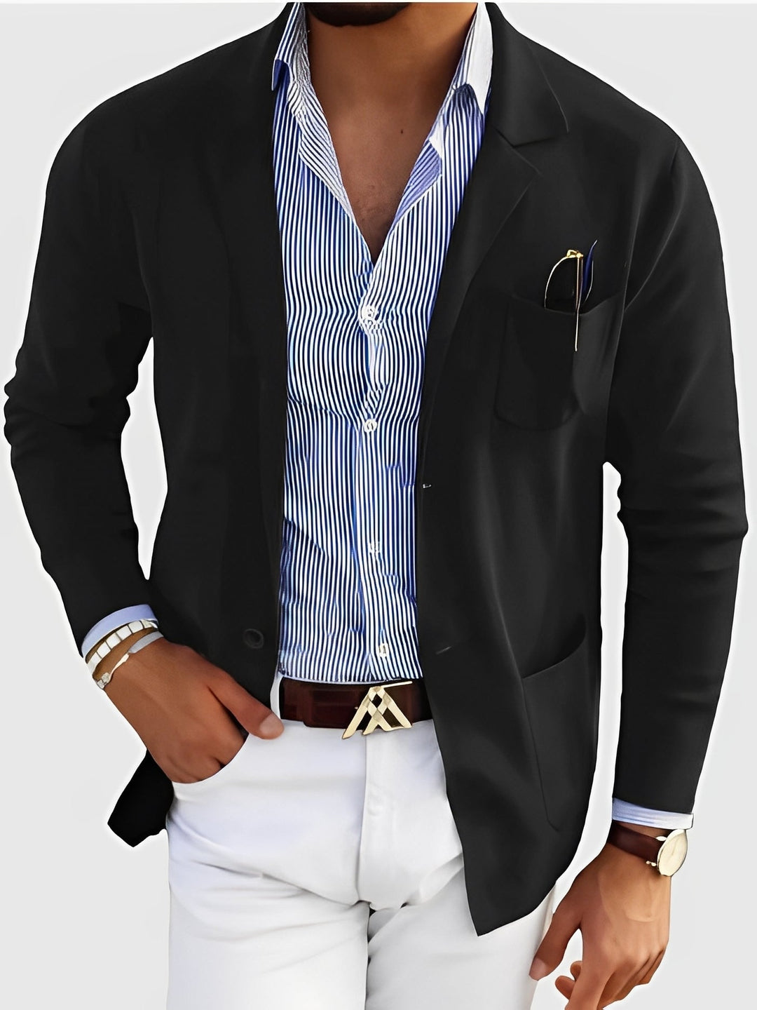 R&B | Eleganter Blazer mit Taschen für Männer