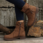 Vintage Schnalle Stiefeletten R&B