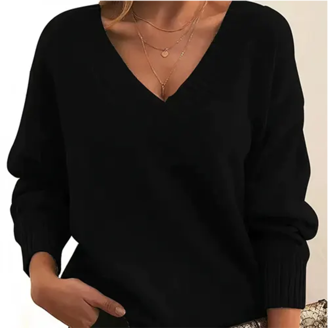 R&B | Pullover Winter V-Ausschnitt für Frauen