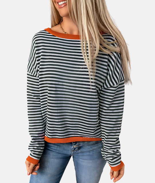 R&B | Gestreifter Pullover