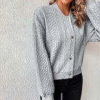 R&B | Gestrickte Strickjacke