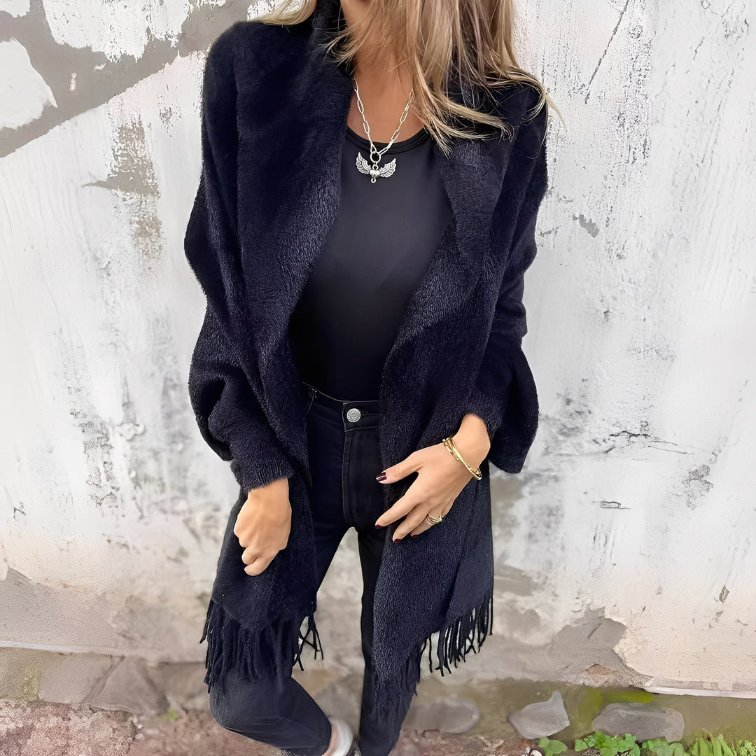 R&B | Trendige, lässige Damenstrickjacke