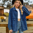 R&B | Denimcharm Klassisch Vintage Denim Jack für Damen