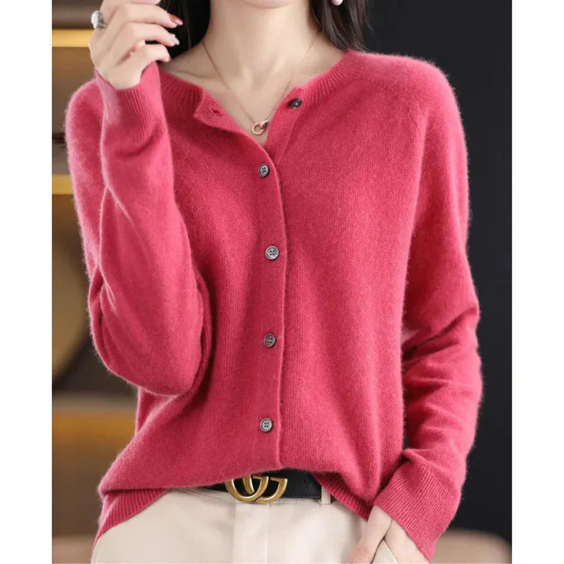 R&B | O-Ausschnitt Cardigan Pullover